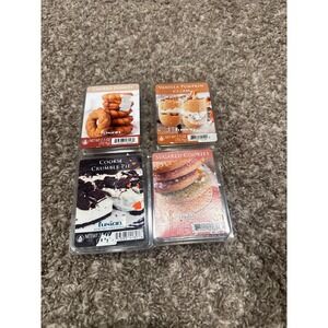 Fusion Scented Wax Cubes 4 Pack Churro Donuts Vanilla Pumpkin Cookie Crumble